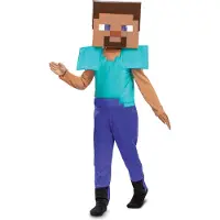 Minecraft Steve Luxury Junior-kostym