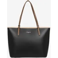 LANCASTER PARIS Shoppingväska 'L Smooth' svart