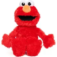 Character Options Ltd. Just Play Sesame Street Tickle Me Elmo 13,5-tums mjukdjur – Skrattar, vickar och fnissar när den kittlas (Batterier ingår)
