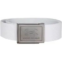 Under Armour Herrars Webbingbälte, Vit (100)/Silver, One Size
