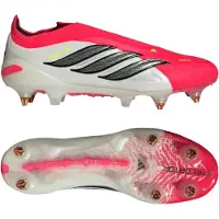 Adidas Predator Elite Laceless Sg Born For Goals - Lucid Red/svart/vit - Soft Ground (Sg), storlek 42