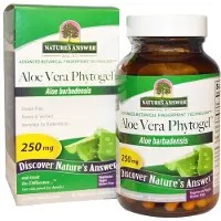 Natures Answer , Aloe Vera, 250 mg, 90 Vegetariska Kapslar
