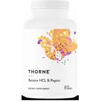 Thorne Research Thorne, Betain HCL & Pepsin, 225 kapslar