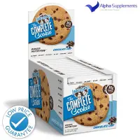 Lenny&Larry's , The Complete Cookie, Jordnötssmör Chokladbitar, 12 kakor, 113 g (4 oz) varje