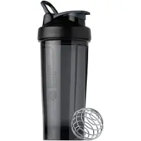 BlenderBottle Shakerflaska Pro Series för proteinshakes och pre workout, 28 unci, svart