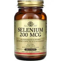 Solgar , Selen, 200 mcg, 100 Tabletter