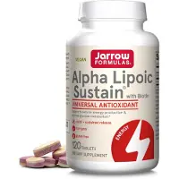 Jarrow Formulas , Alfa Lipoic Sustain Med Biotin, 120 Tabletter