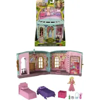 Mattel Wicked So Popular Dorm Leksakset med 3 Spelutrymmen & 9 Tillbehör, Inspirerad av Filmen