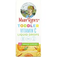 MaryRuth Organics , Vitamintillskott för småbarn, 1-3 år, Apelsin + Vanilj, 1 fl oz (30 ml)