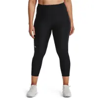 Under Armour Dam HeatGear Armour Hög Midja No Slip Ankel Leggings, Svart (001)/Vit, 3X
