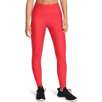 Under Armour Dam HeatGear Armour Hög Midja Leggings med Fickor, Racer Red / Black, X-Small