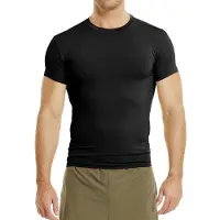 Under Armour Herr Tactical HeatGear Kompressions T-Shirt LG Svart