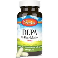 Carlson , DLPA, DL-Fenylalanin, 500 mg, 60 Kapslar
