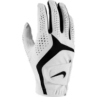 Nike Dura Feel X Golfhandske för Höger Hand Vit | Vit | Svart Medium/Stort