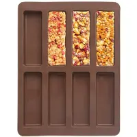 Brunbeste silikonform för müslibars - Sillini 151793