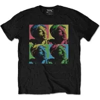 Ginza.se Tupac: Unisex T-Shirt/Pop Art (Black) (Small)