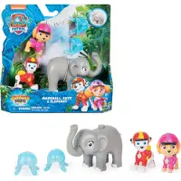 Spin Master Jungle Pups Figurines Articul?es Marshall Skye & Elephant Avec Lance-Projectile jouets Pour Les garons Black