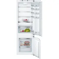 Bosch Serie | 6 KIS87ADD0 - Kylskåp/frys - bottenfrysskåp - inbyggd - fördjupning - bredd: 56 cm - djup: 55 cm - höjd: 177.5 cm - 270 liter - Klass D