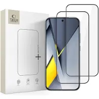Tech-Protect Xiaomi Poco F8 Pro Glass Fit+ skärmskydd av härdat glas - 2 st. - Svart