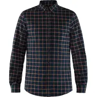 Fjällräven - Skjortor - Övik Flannel Shirt M Dark Navy för Unisex - Storlek XL - Marinblå