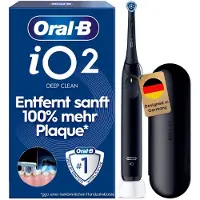 Braun Oral-B iO Series 2, Vuxen, Vibrerande tandborste, Daglig vård, Känslig, Super sensitive, Svart, 2 min, Batteri