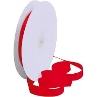 Creativ Company Satinband Röd 15 mm x 50 m/1 rulle