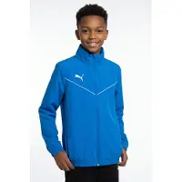 Puma Sportjacka 'TeamRise' blå / vit