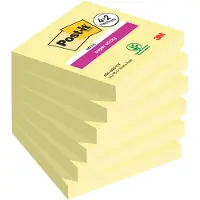 3M Super Sticky Notes Haftnotizen extrastark gelb 4 Blöcke + GRATIS 2 Blöcke