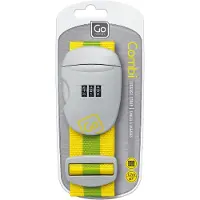 Go Travel Combi Luggage Strap Yellow/green