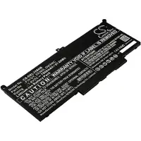 24hShop Batteri till Notebook, Bärbar dator för DELL Latitude 12 7000, Latitude 12 7290 m.fl.