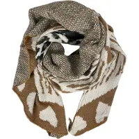 Kumixi Halsduk 'Leopard' beige