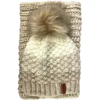 Kumixi Mössa 'Set: Mütze & Loop Schal' beige