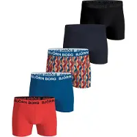 Björn Borg Cotton Stretch Boxers 5-pack Svart, S