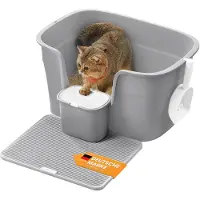 Feandrea kattlåda mycket stor hög Dove Grey