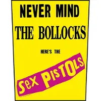 Ginza.se The Sex Pistols: Back Patch/Never Mind The Bollocks Yellow