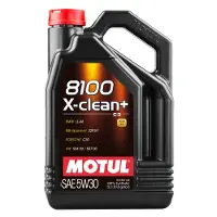Motul 8100 X-clean+ 5w30 Car 5l Motorolja