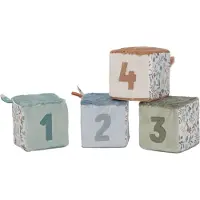 Little Dutch Visslande kuber - 4 st. - Forest Friends - - One Size - Aktivitetsleksaker