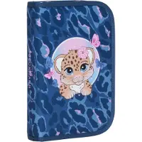 Beckmann Pennfodral m. Innehåll - Cheetah - Dark Blue - - One Size - Pennfodral