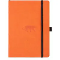 Dingbats* Wildlife Soft Cover A5 Dotted - Orange Tiger Notebook