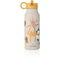 Liewood Falk Vattenflaska 350 ml Around the world/Sandy Liewood