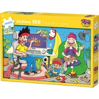 Kärnan Pussel Yumi & Tomu 100 bitar, Kärnan