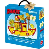 Bamse Träpussel Bamse 15 bitar, Kärnan