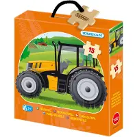 Kärnan Träpussel Traktor 15 Bitar Kärnan