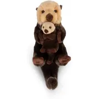 Tobar World Of Nature Gosedjur 30 cm Utter med Unge Animigos