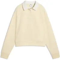 Puma Class Relaxed Long Sleeve Fleece Polo Women, storlek X-Small