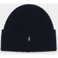 GOBI Cashmere Mössa 'Ribbed Chunky Beanie' marinblå