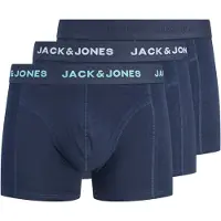Jack & Jones Boxershorts 'JACCONOR' mörkblå / jade / vit