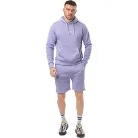 Hype Sweat Shorts för män (Lila)