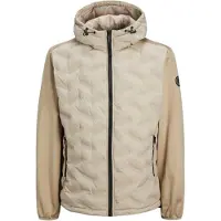 Jack & Jones Jack And Jones Hybridjacka med huva för herrar (Porslin)