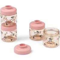 Liewood Dominique Snacksboxar 100 ml 4-Pack Cherry heart/Rosey Liewood